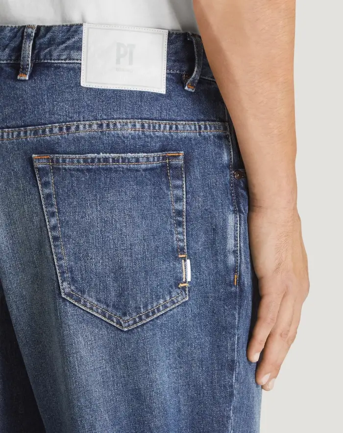 Pantaloni Torino Jeans Rebel in denim vintage Negozi Online