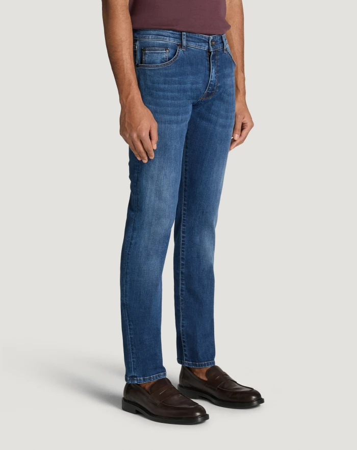 Pantaloni Torino Jeans Swing in denim stretch indigo Acquista Ora