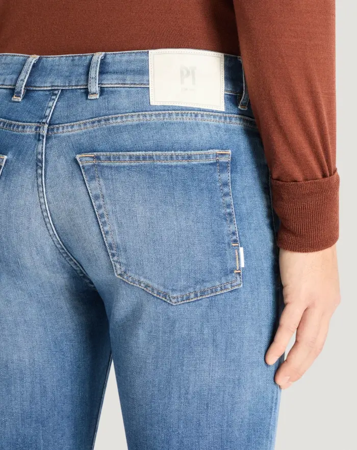 Pantaloni Torino Jeans Swing in denim soft touch Fino Al -60%
