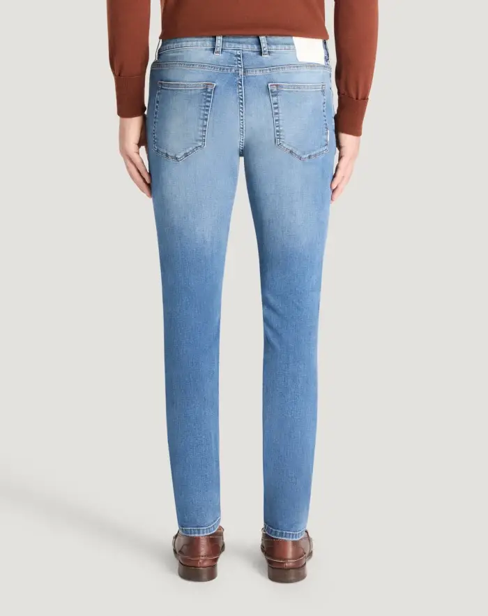 Pantaloni Torino Jeans Swing in denim stretch indigo Affare Del Giorno