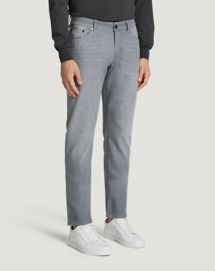 Pantaloni Torino Jeans Swing in light grey denim Convenienza