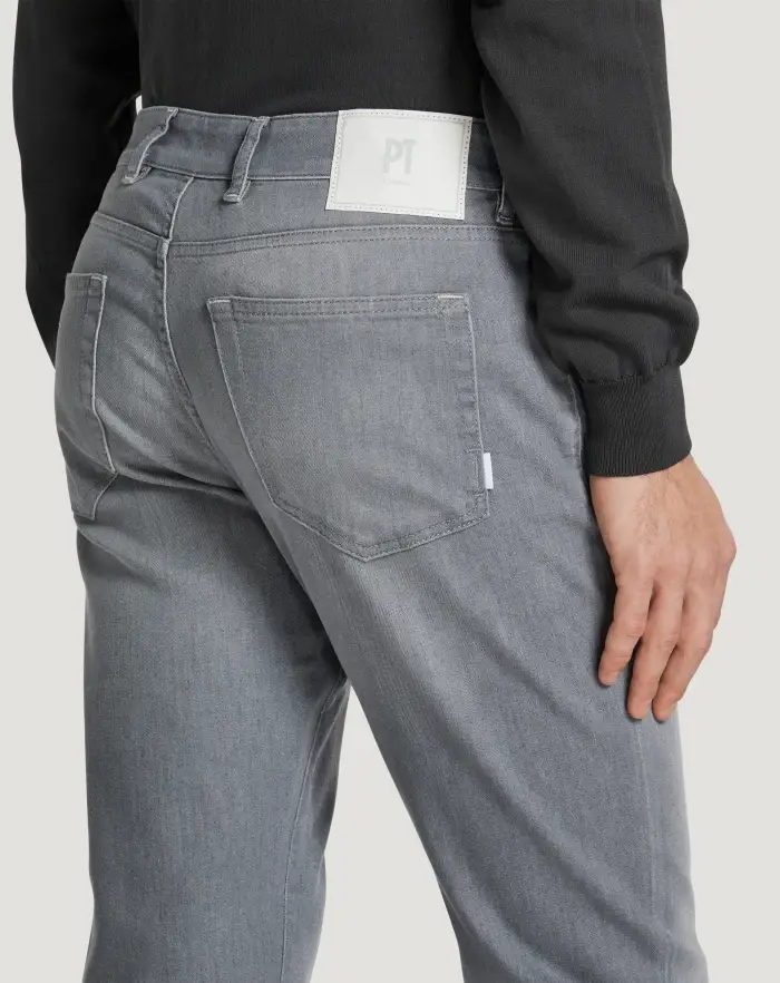 Pantaloni Torino Jeans Swing in light grey denim Convenienza