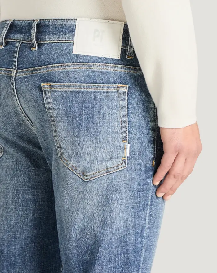 Pantaloni Torino Jeans Reggae in denim organico stretch Online