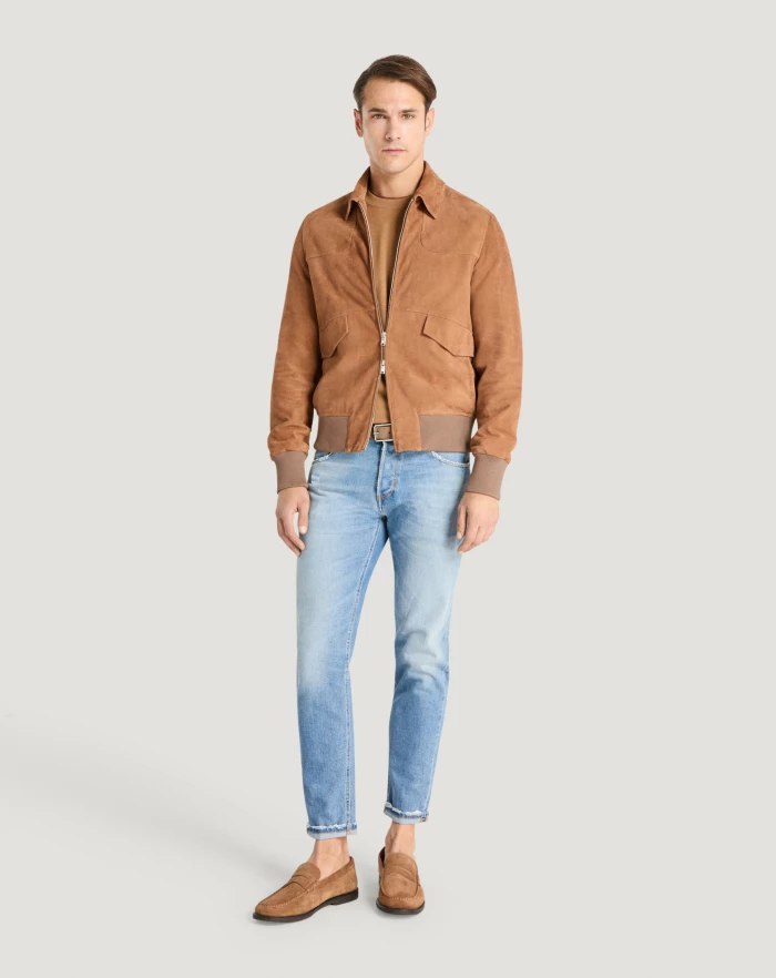 Pantaloni Torino Jeans Reggae in denim stretch indigo Outlet