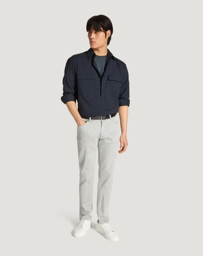 Pantaloni Torino Jeans Swing in silky denim stretch In Vendita