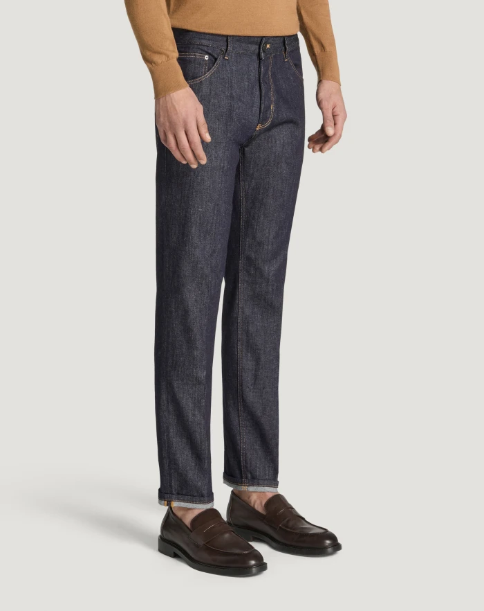 Pantaloni Torino Jeans Reggae in stretch indigo batavia Vendita Economica