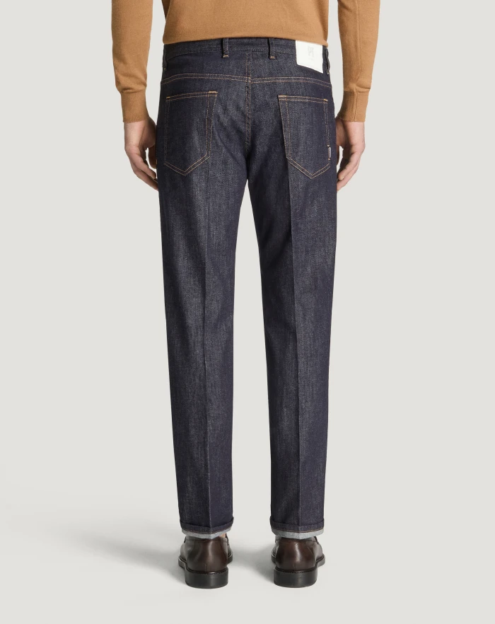 Pantaloni Torino Jeans Reggae in stretch indigo batavia Vendita Economica