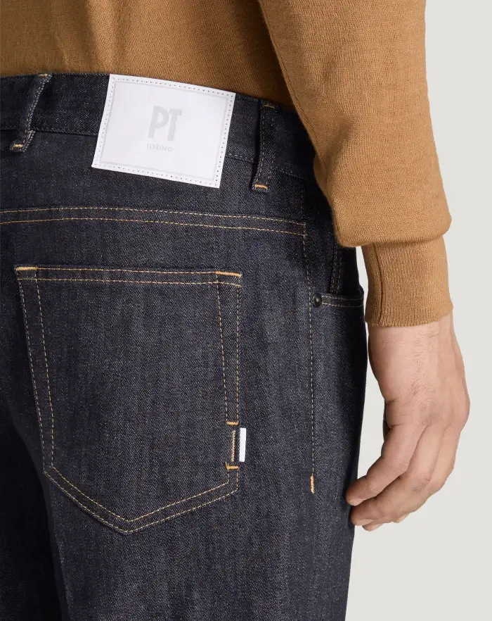 Pantaloni Torino Jeans Reggae in stretch indigo batavia Vendita Economica