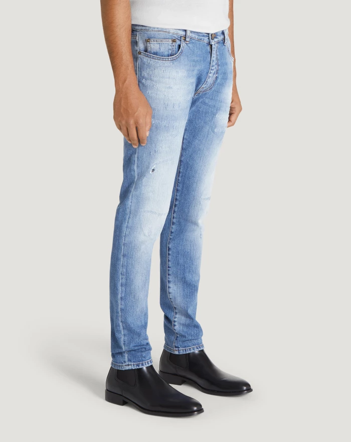 Pantaloni Torino Jeans Rock in denim organico stretch Negozio