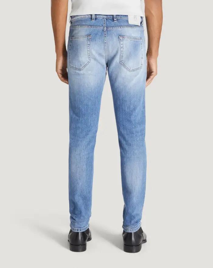 Pantaloni Torino Jeans Rock in denim organico stretch Negozio