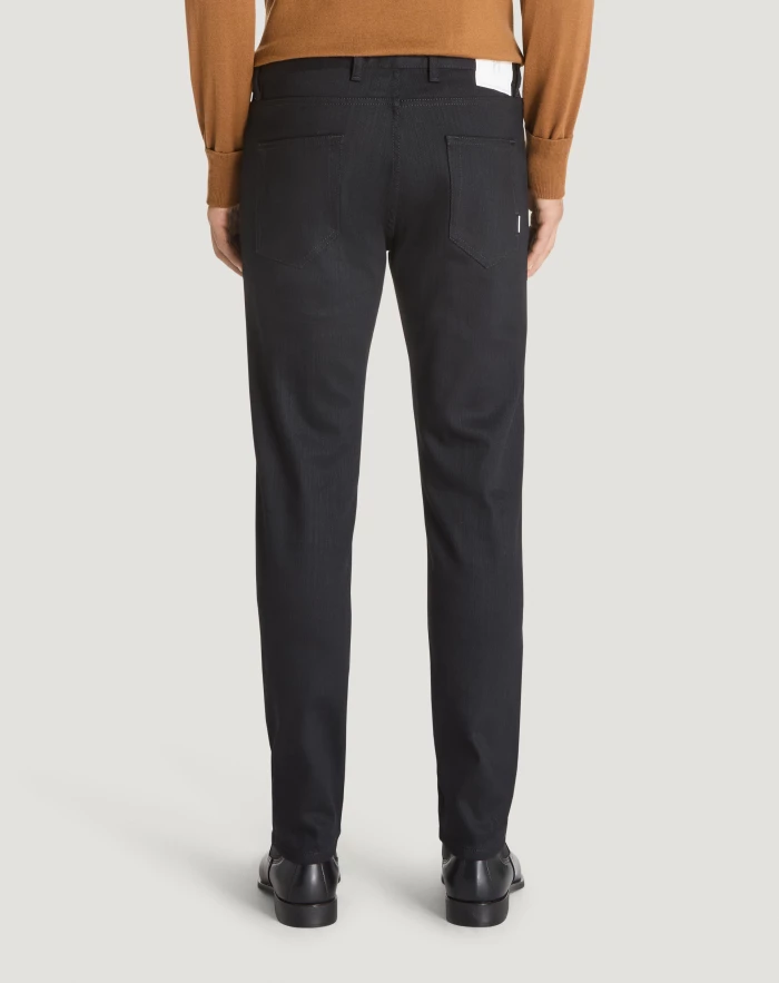 Pantaloni Torino Jeans Rock in denim super black In Saldo