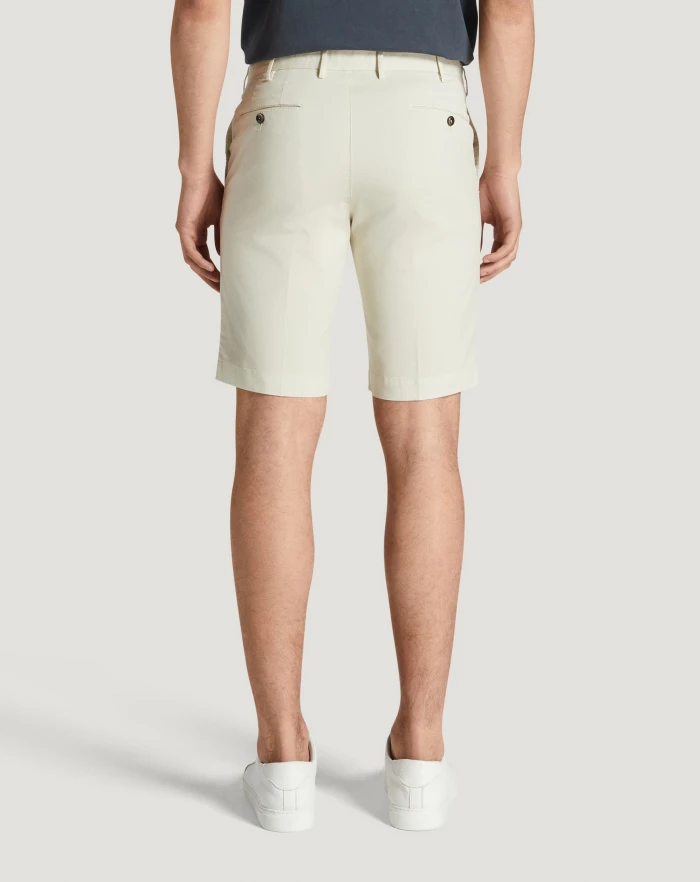 Pantaloni Torino Bermuda in gabardina stretch Italia