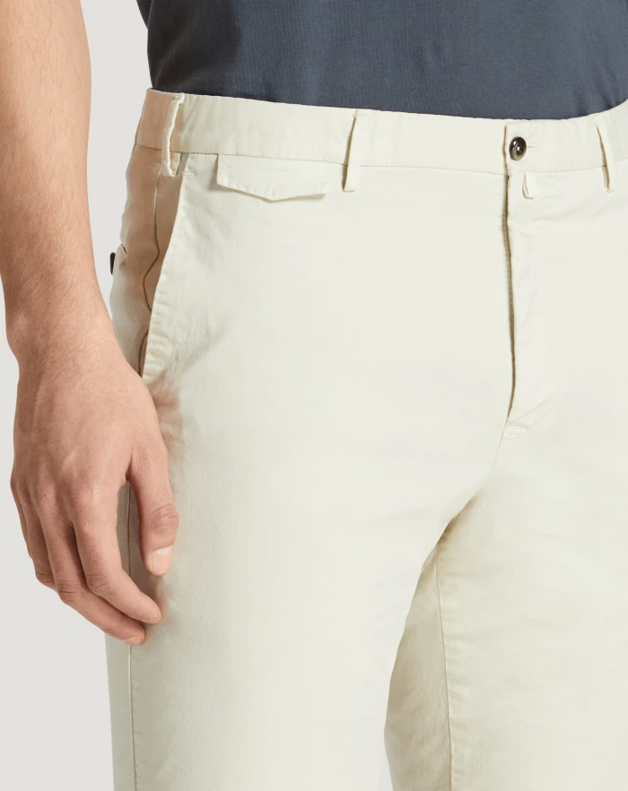 Pantaloni Torino Bermuda in gabardina stretch Italia