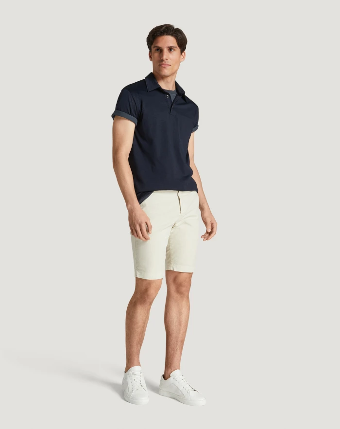 Pantaloni Torino Bermuda in gabardina stretch Italia