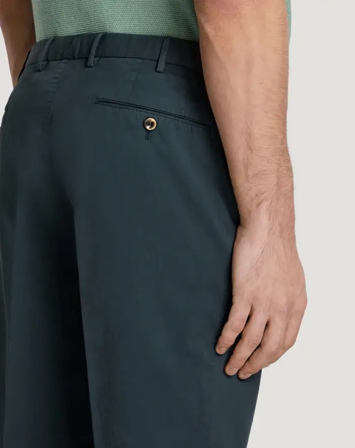 Pantaloni Torino Bermuda in gabardina stretch Nuovo