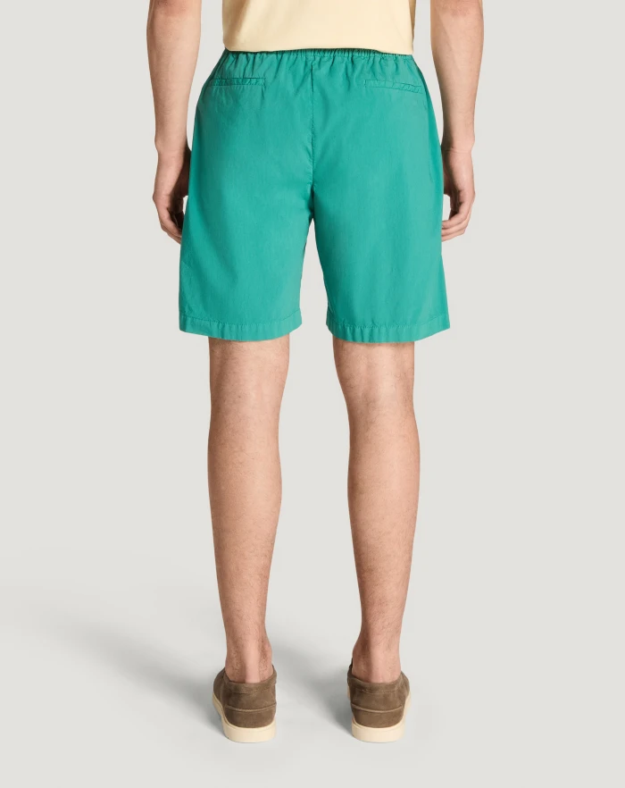 Pantaloni Torino Bermuda in popeline di cotone stretch Soddisfazione Garantita