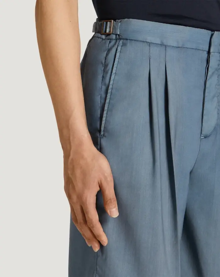 Pantaloni Torino Bermuda in lana comfort Shopping Online