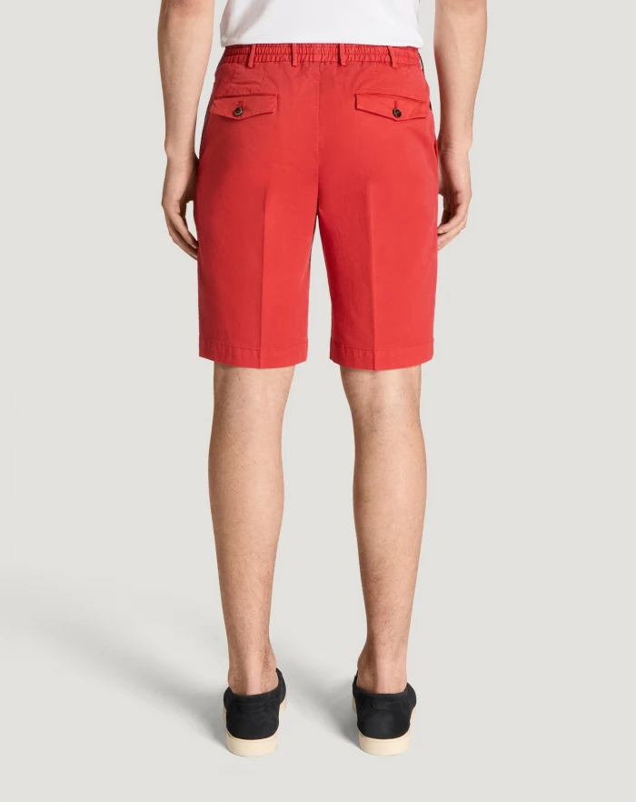 Pantaloni Torino Bermuda in gabardina di cotone Prezzo Ridotto