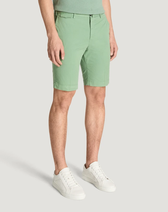 Pantaloni Torino Bermuda in gabardina stretch Sottocosto