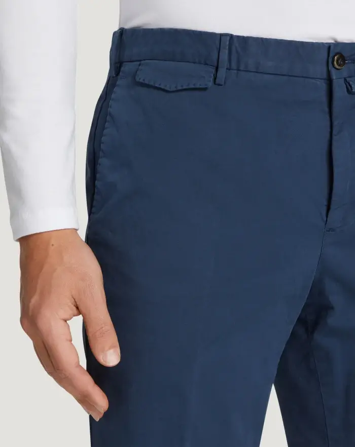 Pantaloni Torino Bermuda in gabardina stretch Sconto