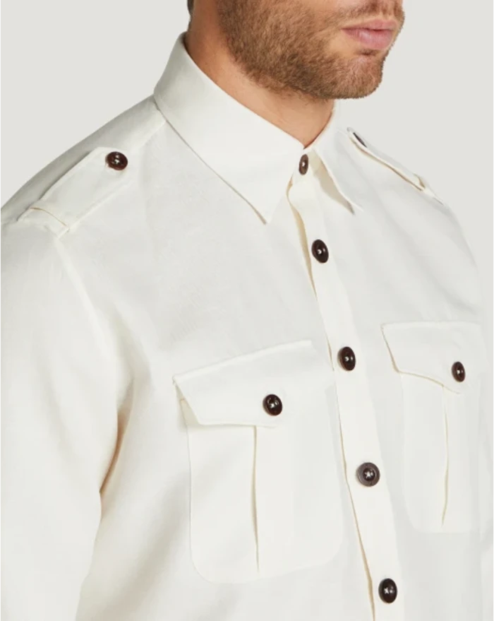 Pantaloni Torino Camicia in twill Promozione