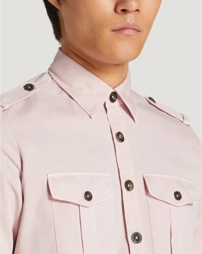 Pantaloni Torino Camicia in gabardina di cotone Pezzi Unici