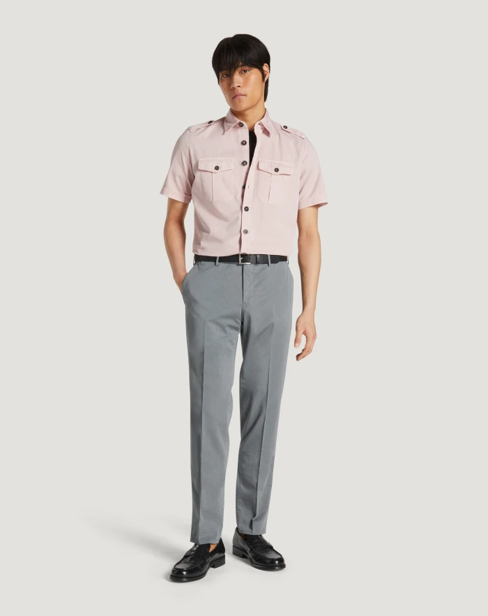 Pantaloni Torino Camicia in gabardina di cotone Pezzi Unici