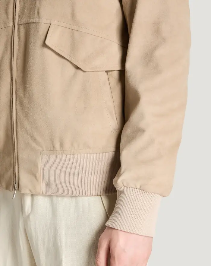 Pantaloni Torino Bomber in suede Soddisfazione Garantita
