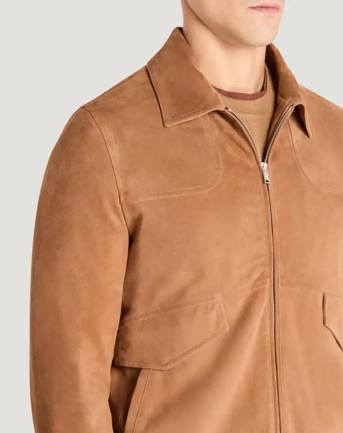 Pantaloni Torino Bomber in suede Negozi Online