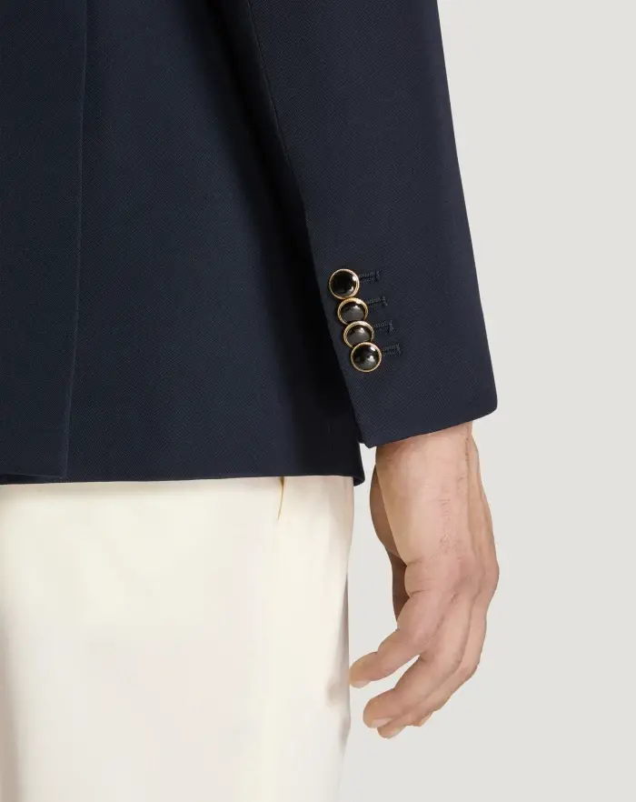 Pantaloni Torino Blazer in lana granité Fino Al -60%