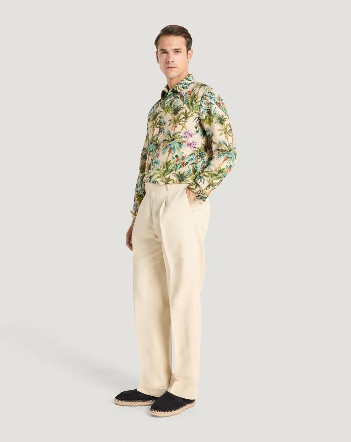 Pantaloni Torino Camicia in twill Economico