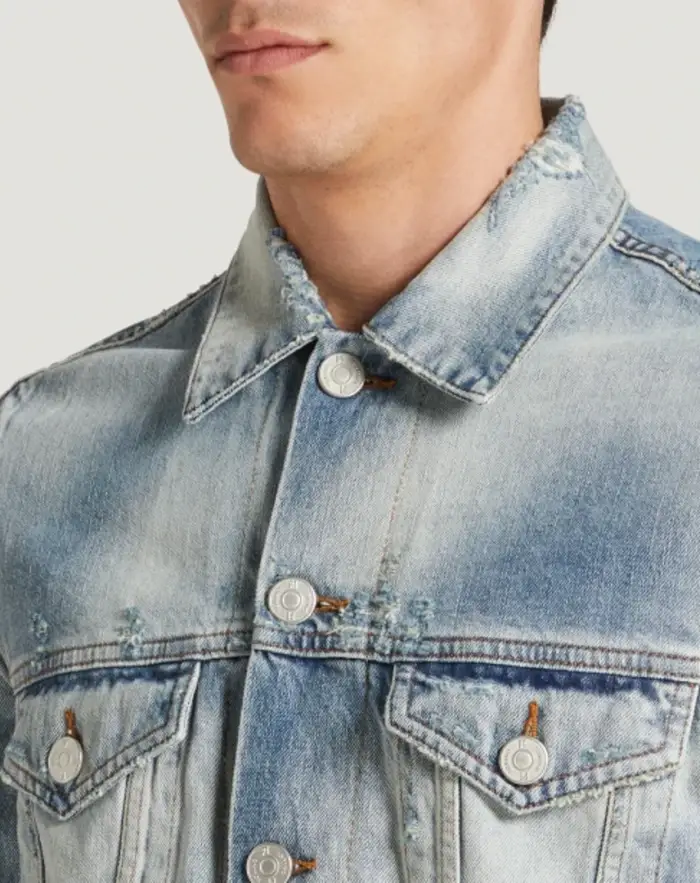 Pantaloni Torino Giacca in denim con ricamo Novità
