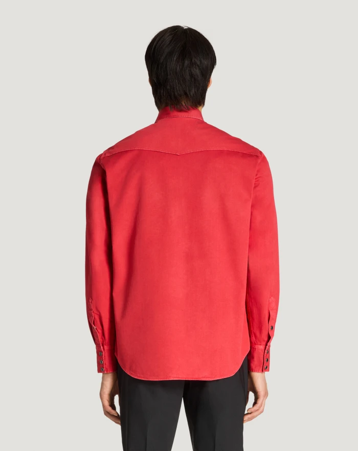 Pantaloni Torino Camicia in gabardina di cotone Offerta