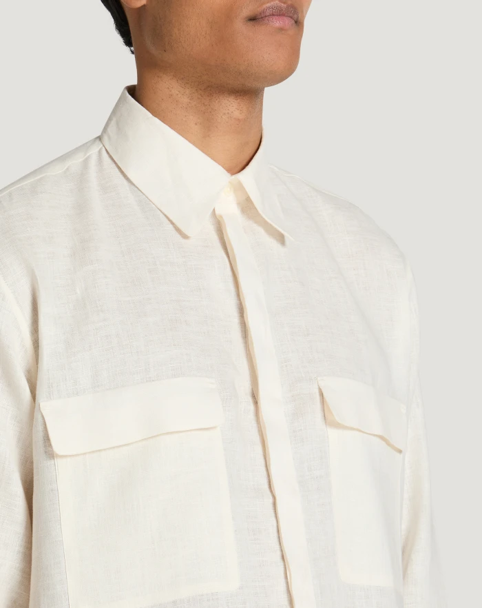 Pantaloni Torino Camicia in lino Offerte