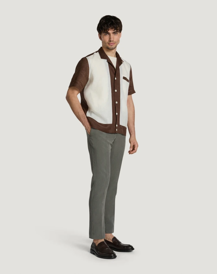 Pantaloni Torino Camicia in lino Negozi Online