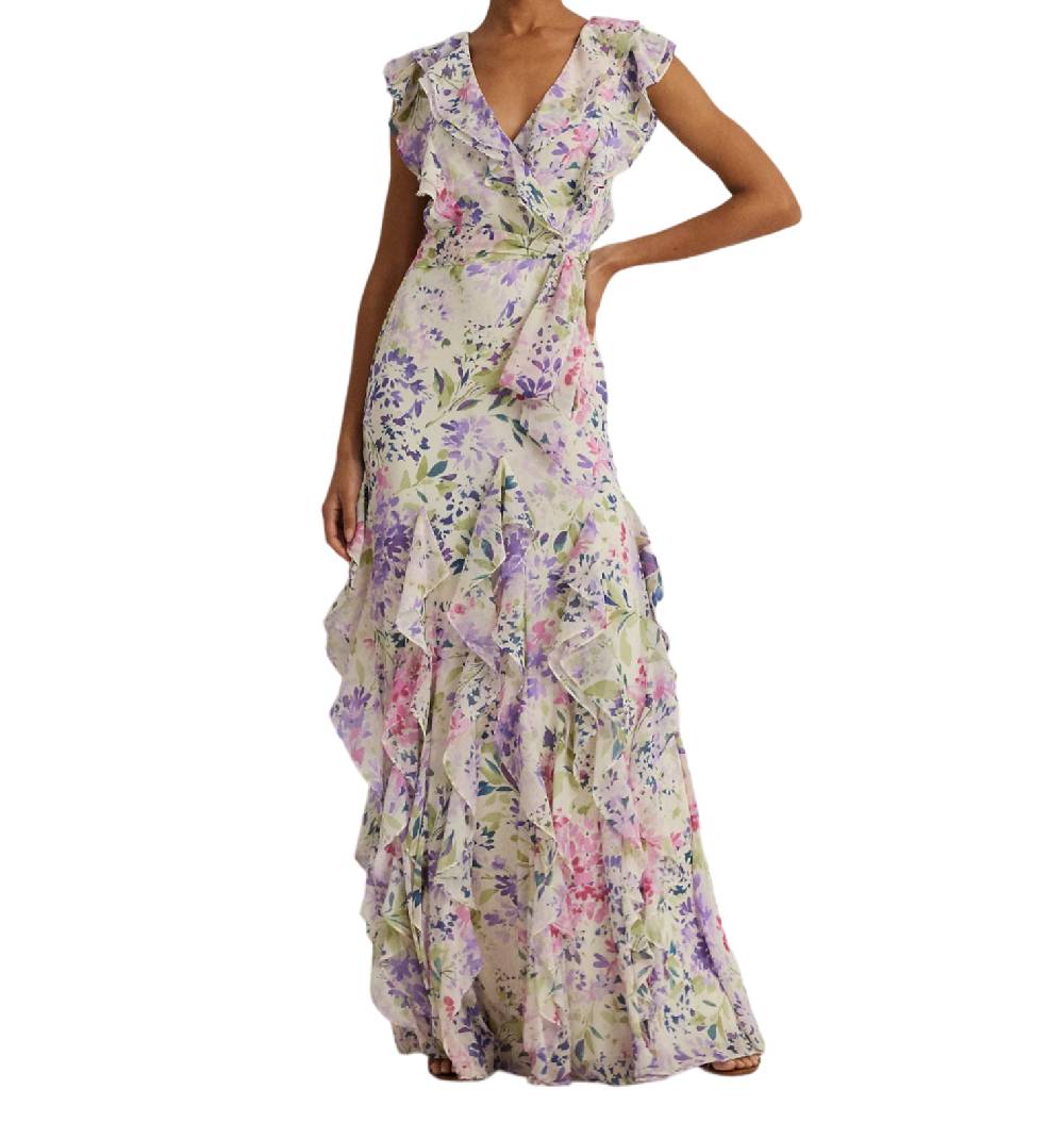 LAUREN RALPH LAUREN ABITO A FIORI IN GEORGETTE 253933485001 SKU: 253933485001 Offerte giornaliere