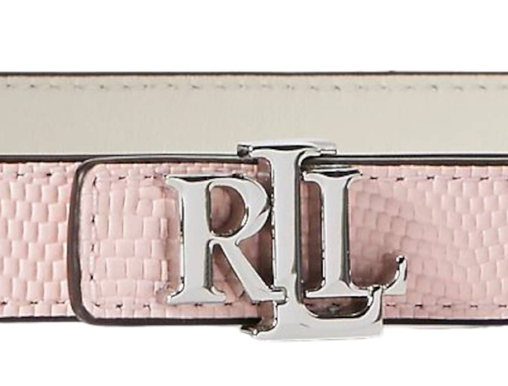 LAUREN RALPH LAUREN Cintura reversibile goffrata con logo 412935629001 SKU: 412935629001 Presa