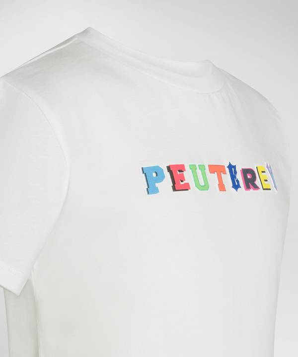 Peuterey T-shirt in cotone con stampa Promozione temporanea