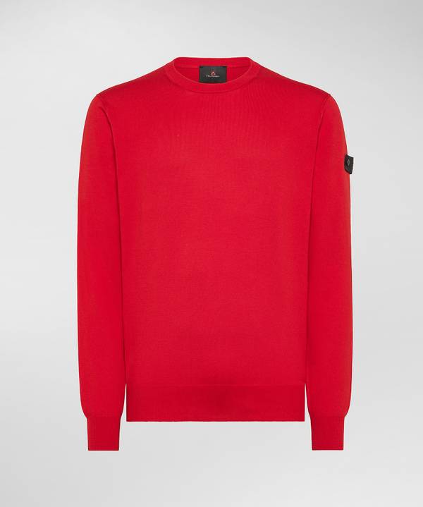 Peuterey Maglia tricot con logo ricamato Shopping Online