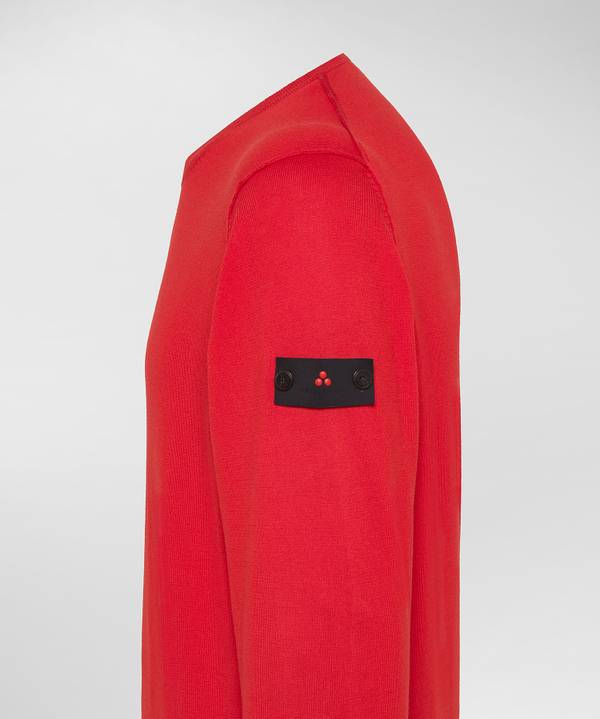 Peuterey Maglia tricot con logo ricamato Shopping Online