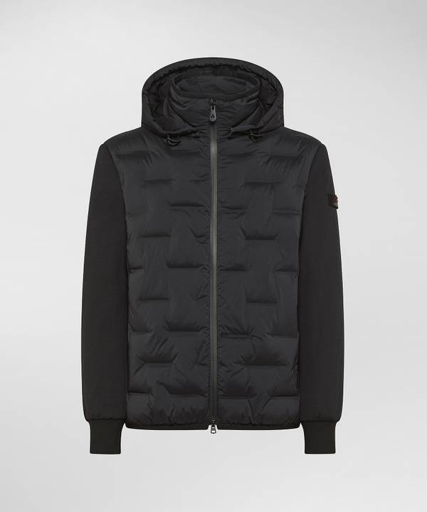 Peuterey Giacca Bimateriale Con Trapunta Jacquard Italia