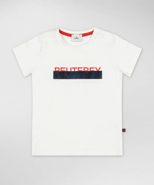 Peuterey T-shirt con stampa frontale Consegna Veloce