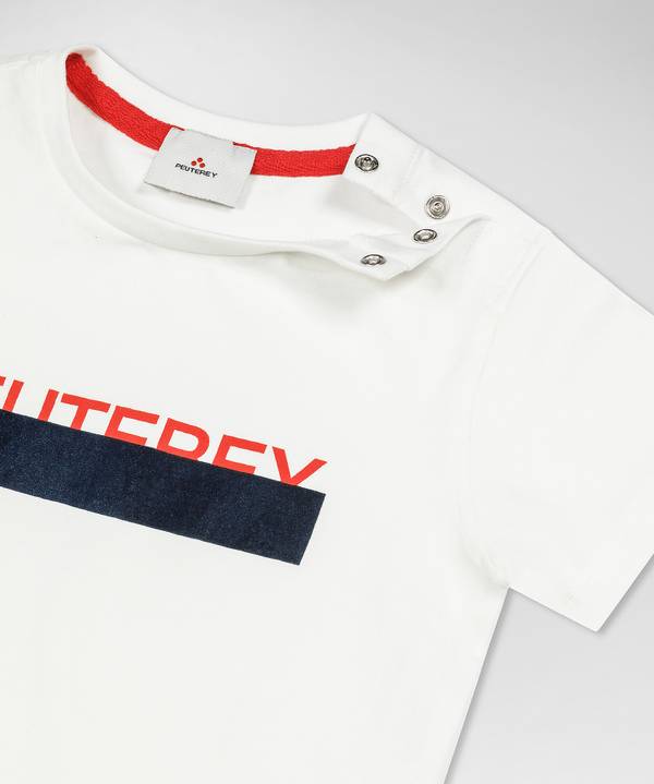 Peuterey T-shirt con stampa frontale Consegna Veloce