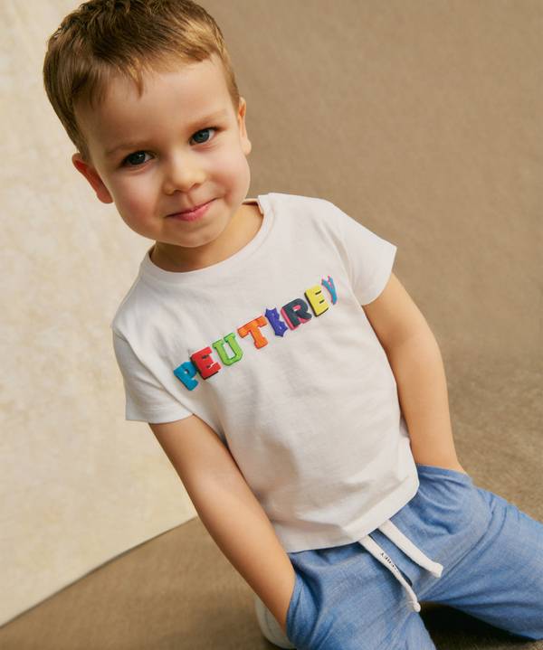 Peuterey T-shirt con scritta multicolor Affare Del Giorno