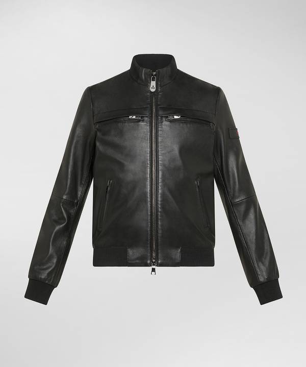 Peuterey Giacca bomber in pelle Vendita Calda