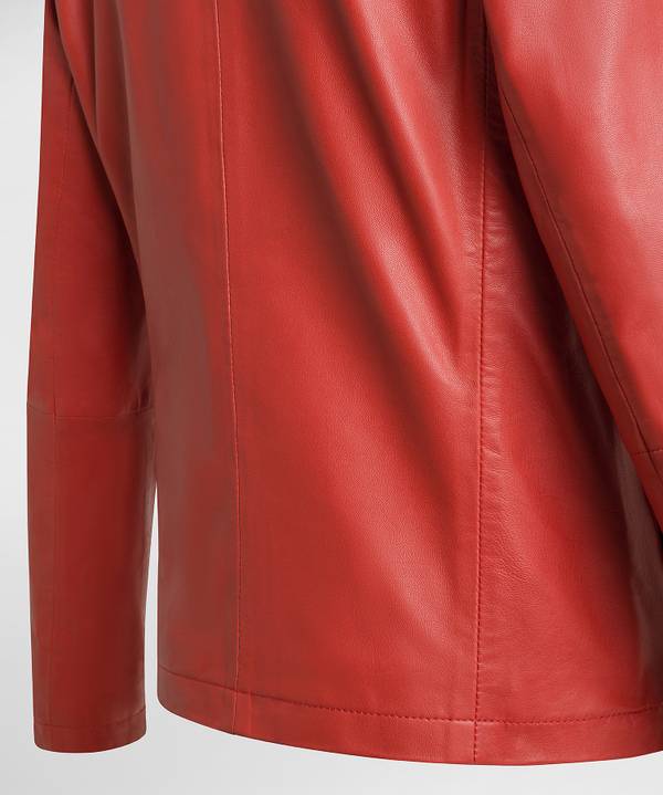 Peuterey Giacca biker in pelle Vendita Economica