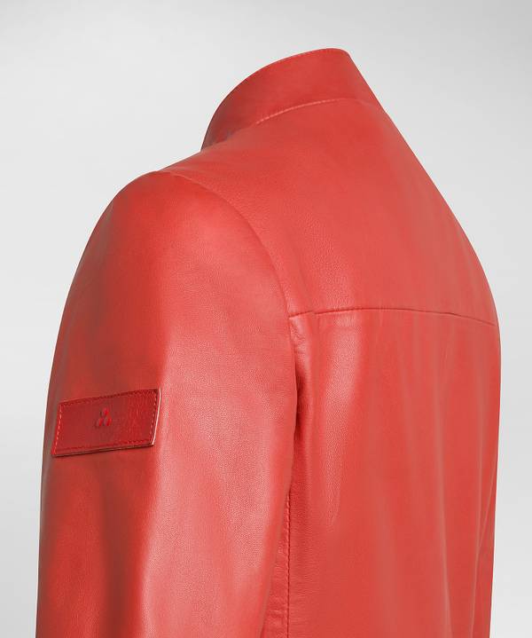 Peuterey Giacca biker in pelle Vendita Economica