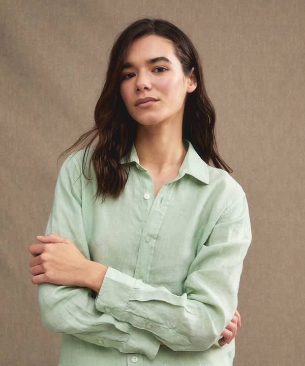 Peuterey Camicia fresca in lino Offerta speciale