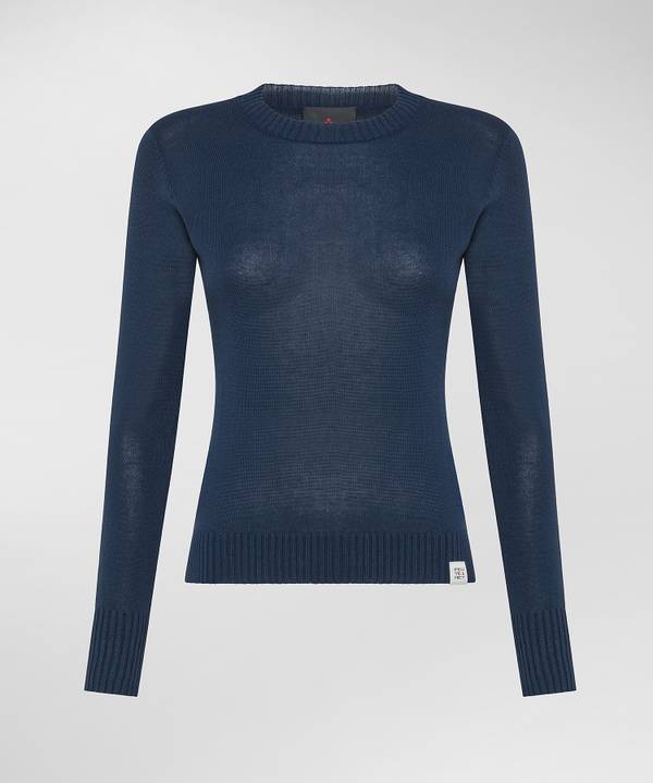 Peuterey Maglia paricollo con polsini a contrasto Offerta natalizia