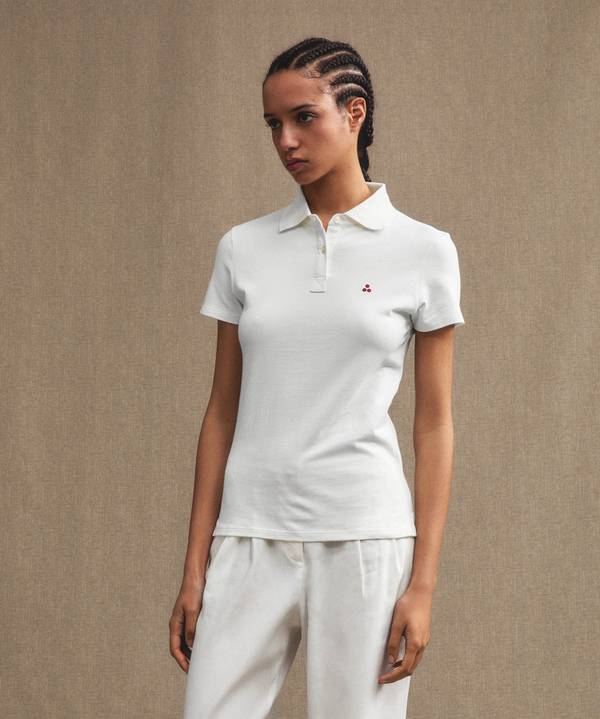 Peuterey Polo in cotone piquet Vendita calda